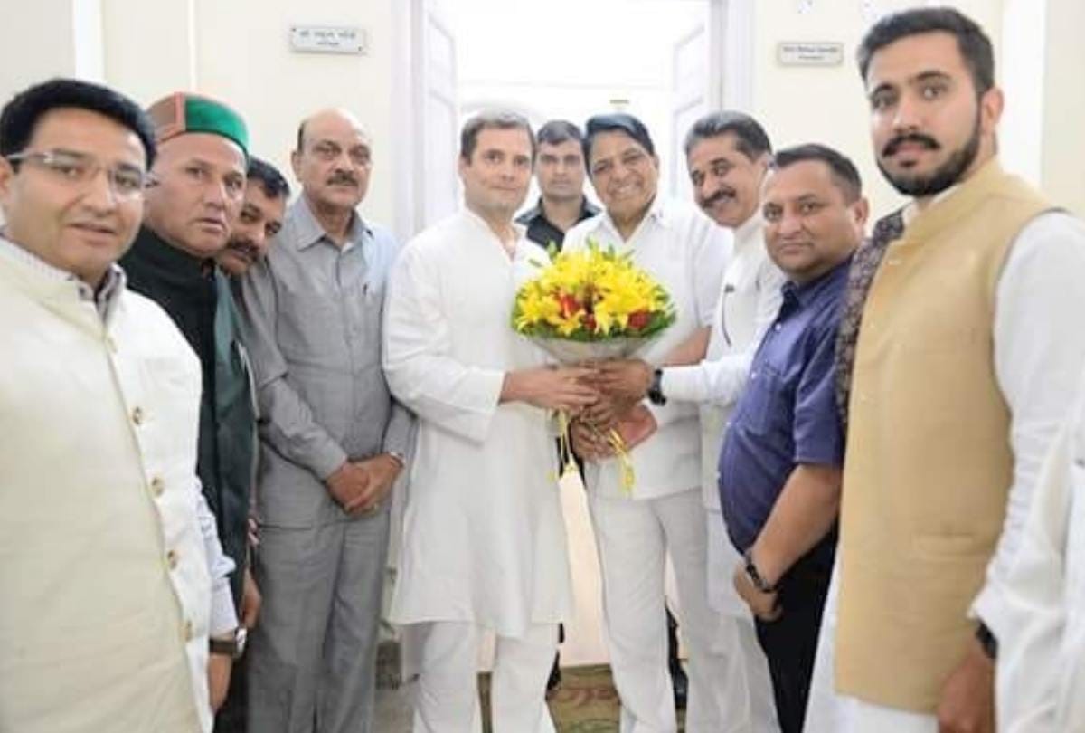 Himachal Congress MLA's Meets Rahul Gandhi for lok sabha election 2019