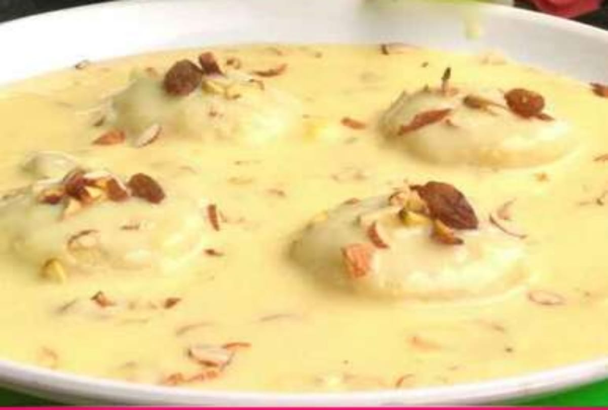this weekend try chawal rasmalai at home