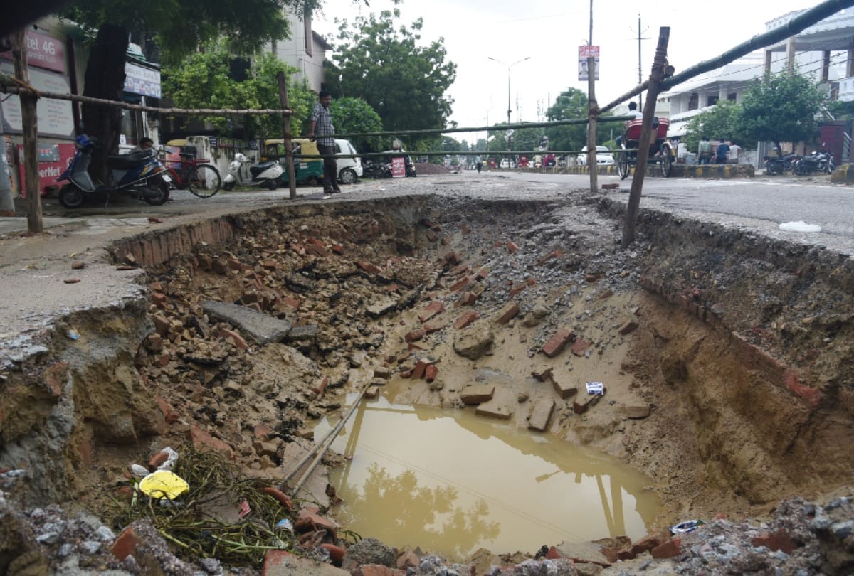 lucknow sultanpur four lane road built from 2845 crores sunken