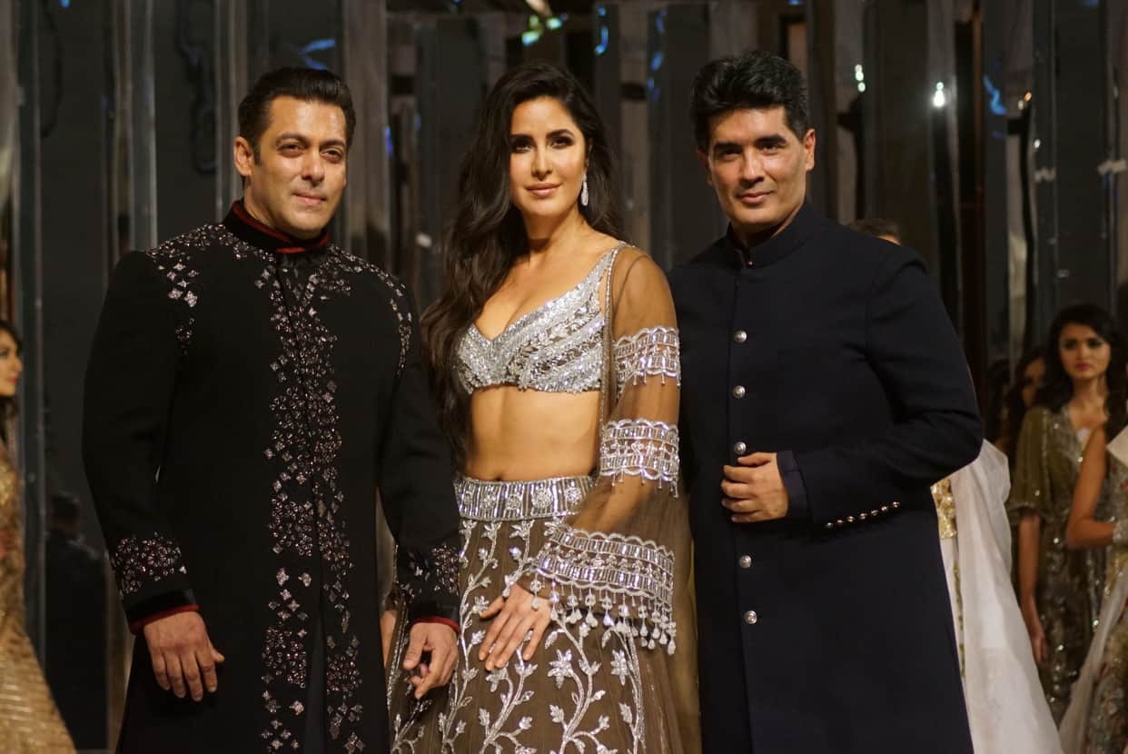 Video Salman Khan and Katrina Kaif ramp walk for Manish Malhotra Haute Couture 2018 