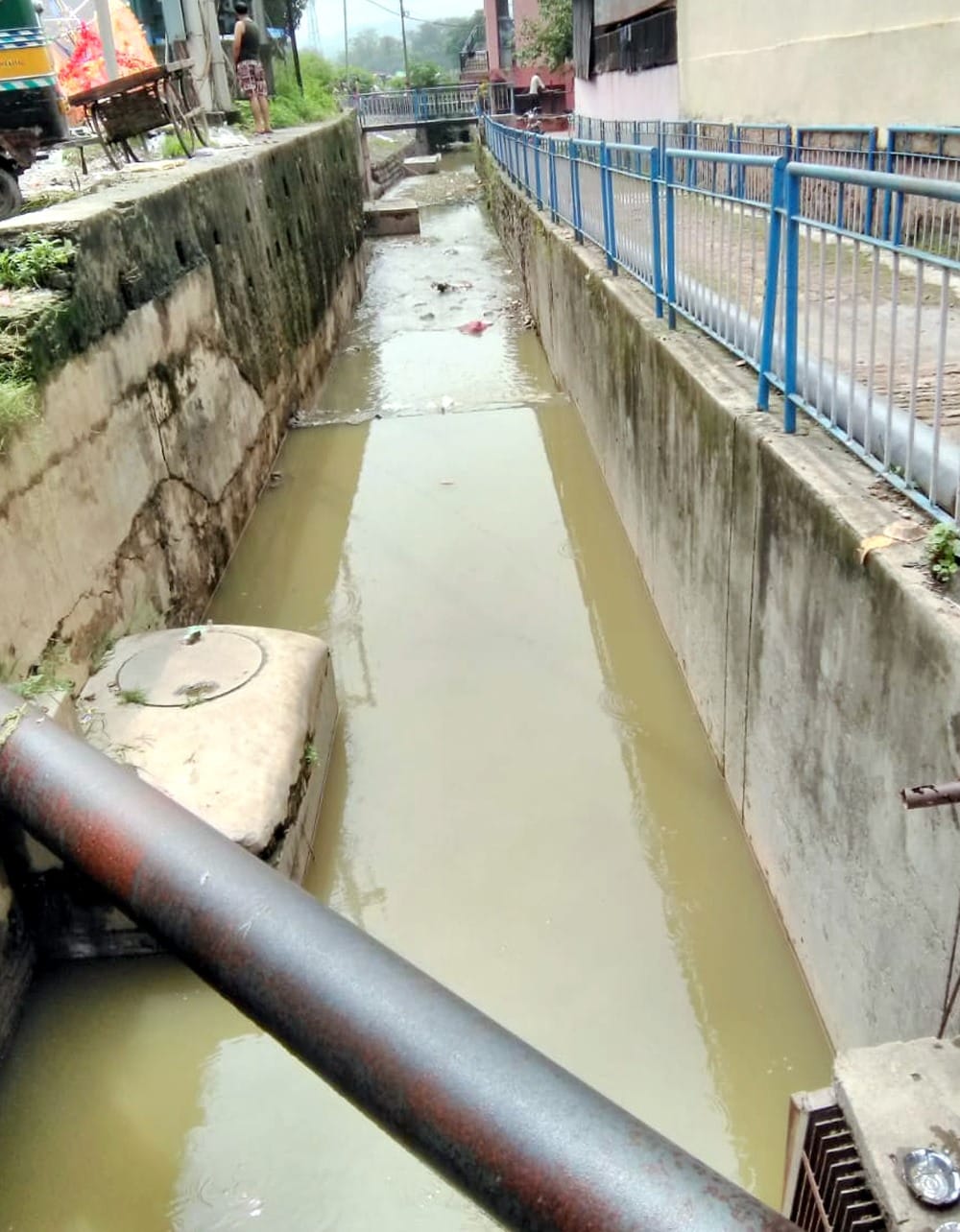 sewerage fell into ganga at haridwar
