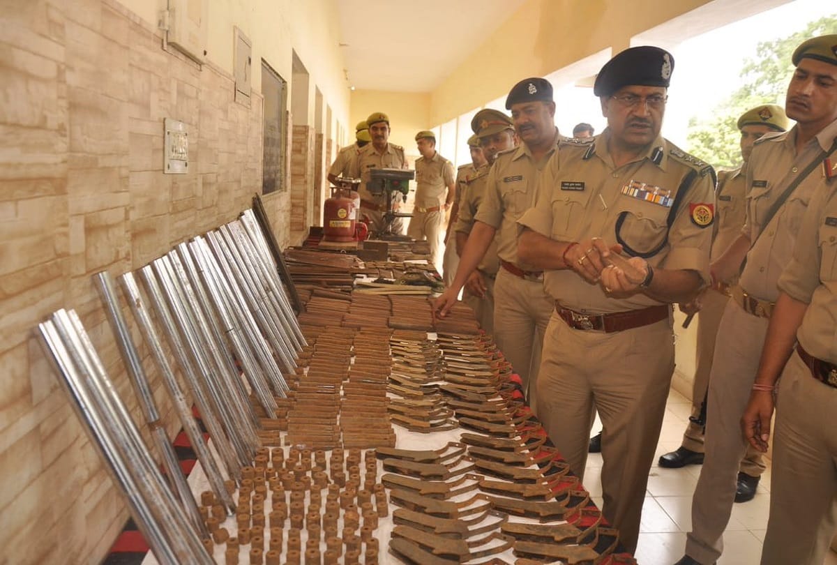 Meerut: Sardhana Police caught Tamancha factory, illegal material recovered in huge 