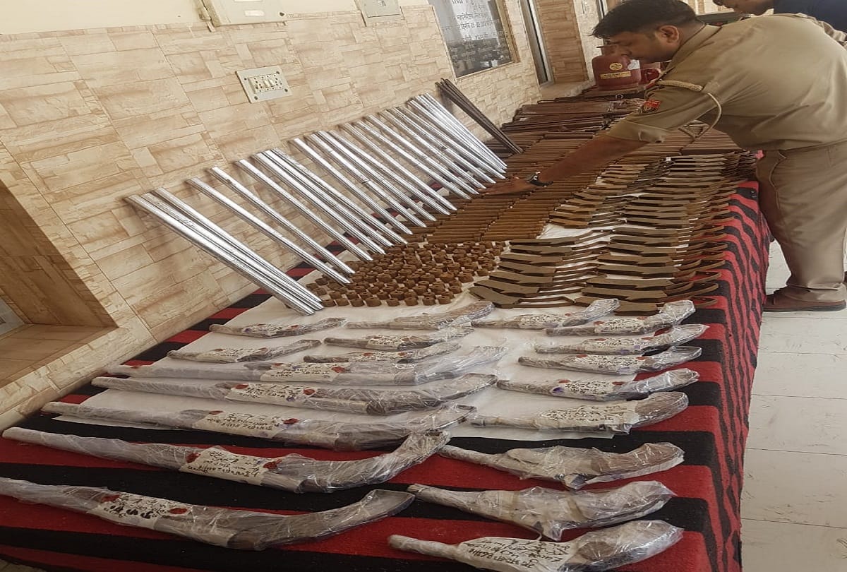 Meerut: Sardhana Police caught Tamancha factory, illegal material recovered in huge 