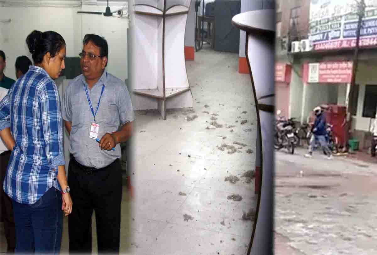 Bank robbery by three criminal in Kanpur 