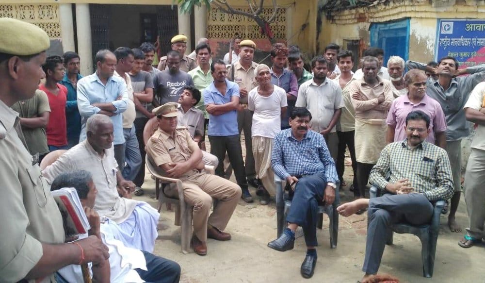 Controversy on giving samadhi at the temple premises