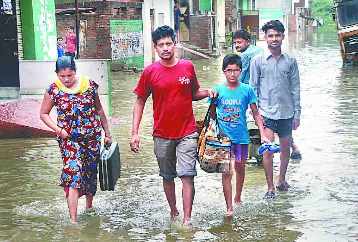 Meteorological Department issued warnings of heavy rain