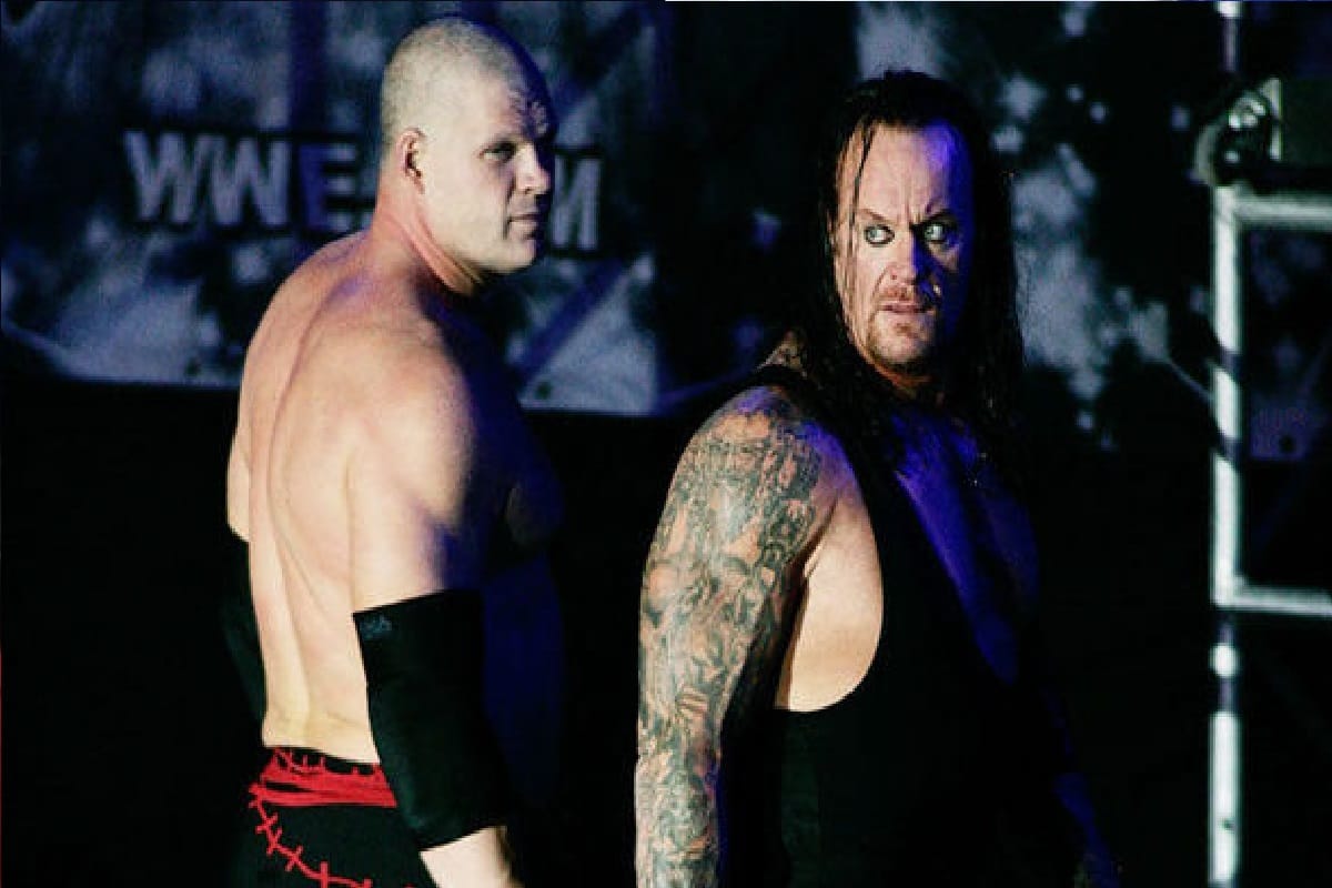 undertaker last fight against kane cena and triple h at WrestleMania 35