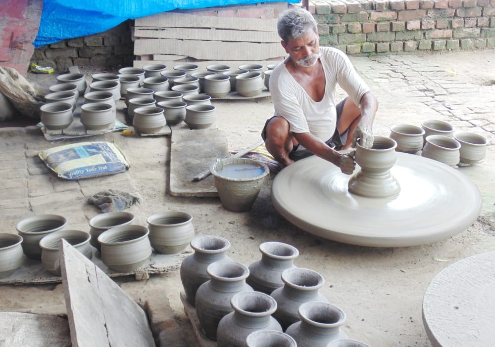 Potters have got work from ban on polythene