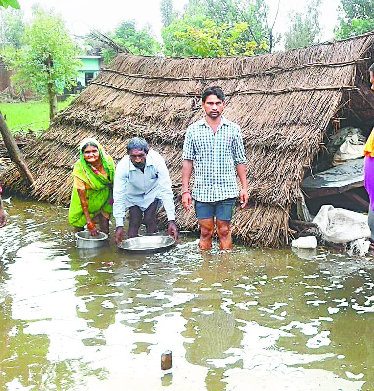 18 houses damaged by heavy rain 