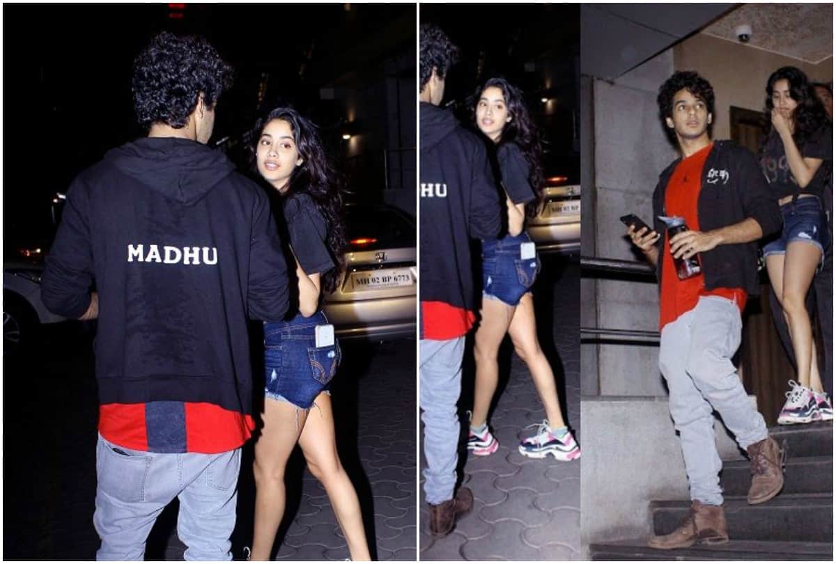 Sridevi daughter janhvi kapoor and ishaan khatter movie date pictures