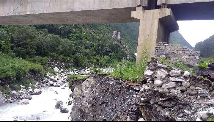 bridge on badrinath highway can be broke