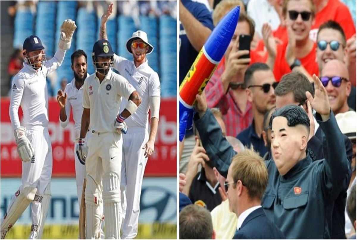 kim jong un look alike spotted at cricket match between India and England