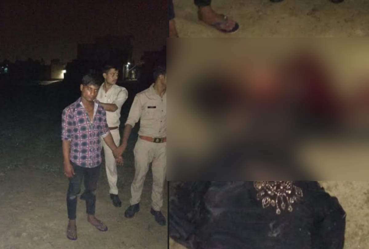 Brother murdered his sister's by cutting neck brutally in up and  reached police station