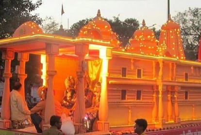 raam mandir ke bhavy model