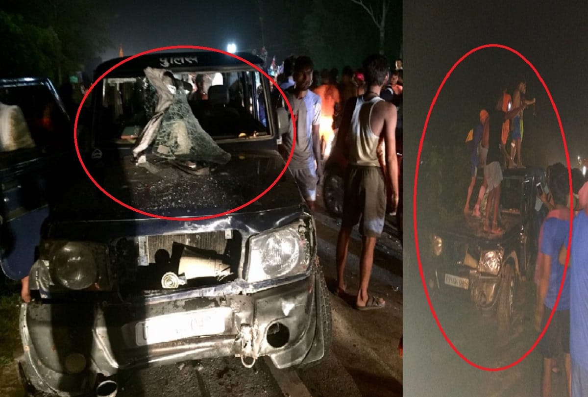 Accident on NH 58 at Meerut, many Bhiv Bhakt injured, fiercely bawal