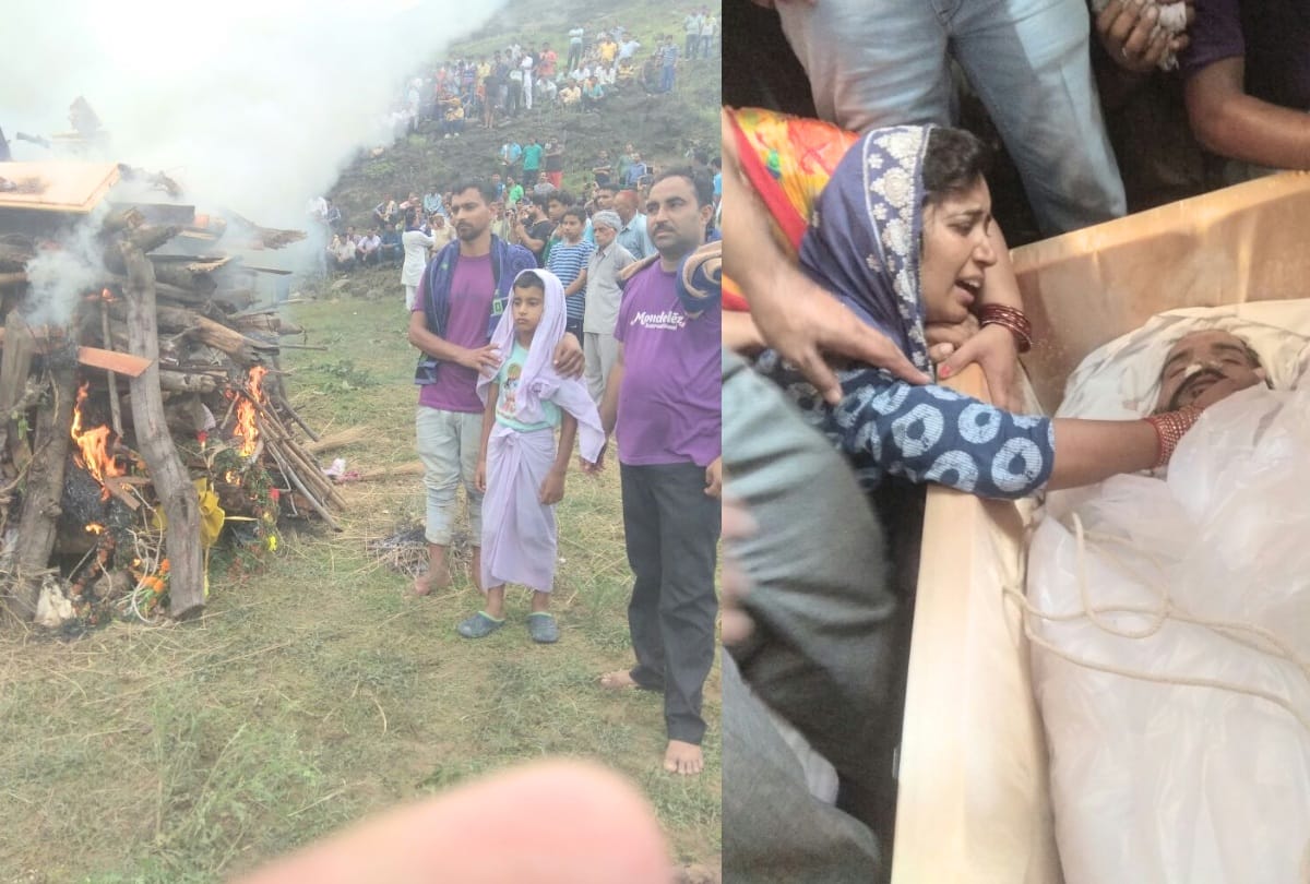 Army Jawan martyred Vijay Kumar Cremation in Bilaspur Himachal Pradesh