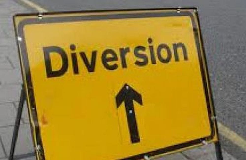Road closed Due to Smart City Project Work in Agra