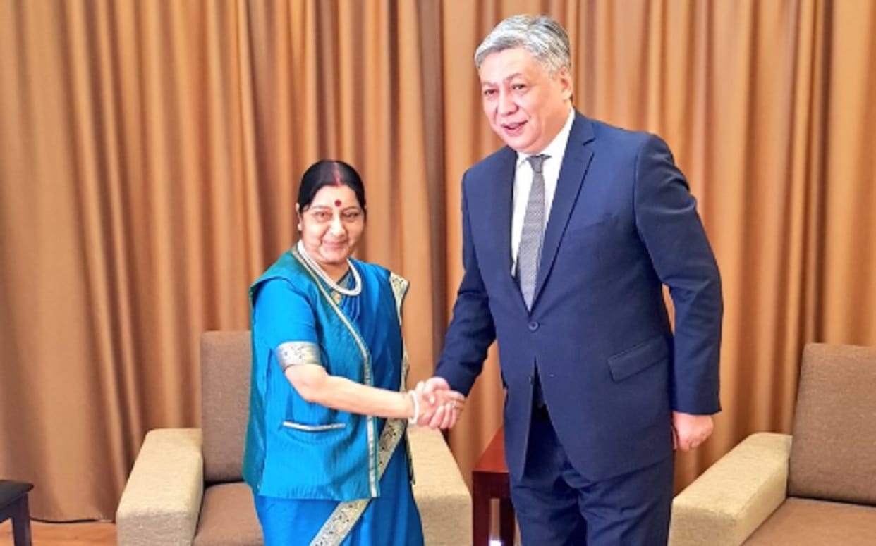 Sushma Swaraj visited Kyrgyzstan, left for Uzbekistan, she is touring three middle east countries