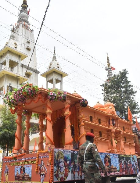 raam mandir ke bhavy model