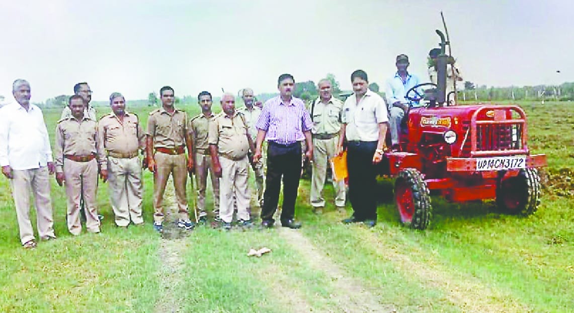Forest Department raises 60 bigha land in Rampur Thakra