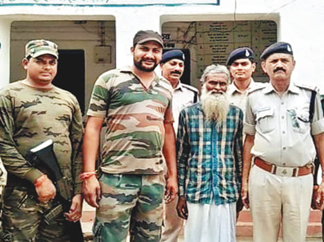 The kidnapped farmer returned, police told himself