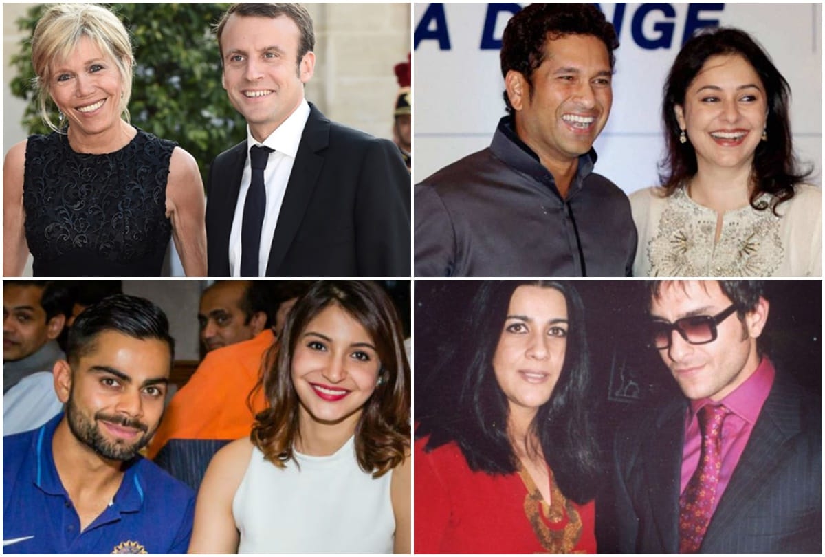 Sachin and Virat are younger than wife, know the difference between other celebrities