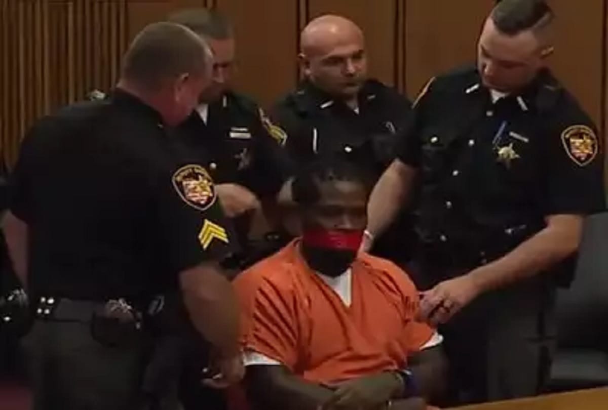 Ohio Cleveland judge orders inmate mouth taped shut in courtroom