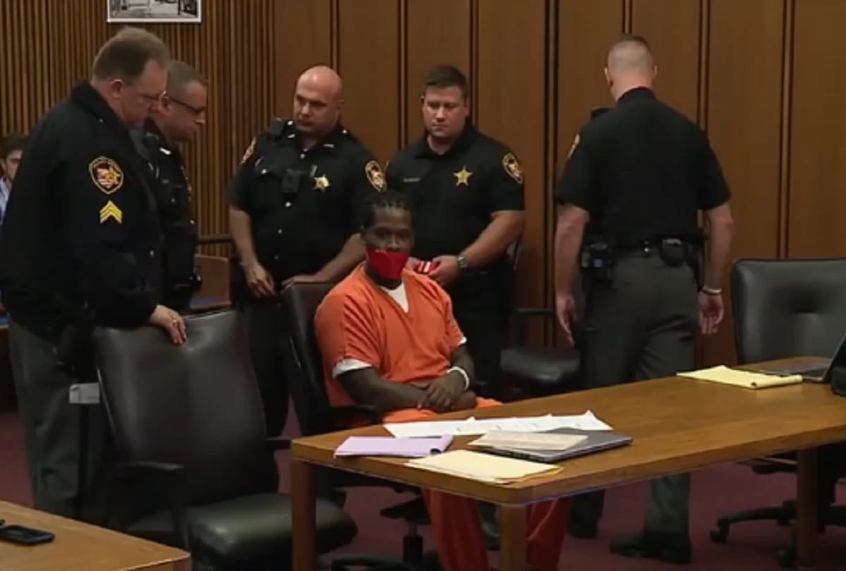 Ohio Cleveland judge orders inmate mouth taped shut in courtroom