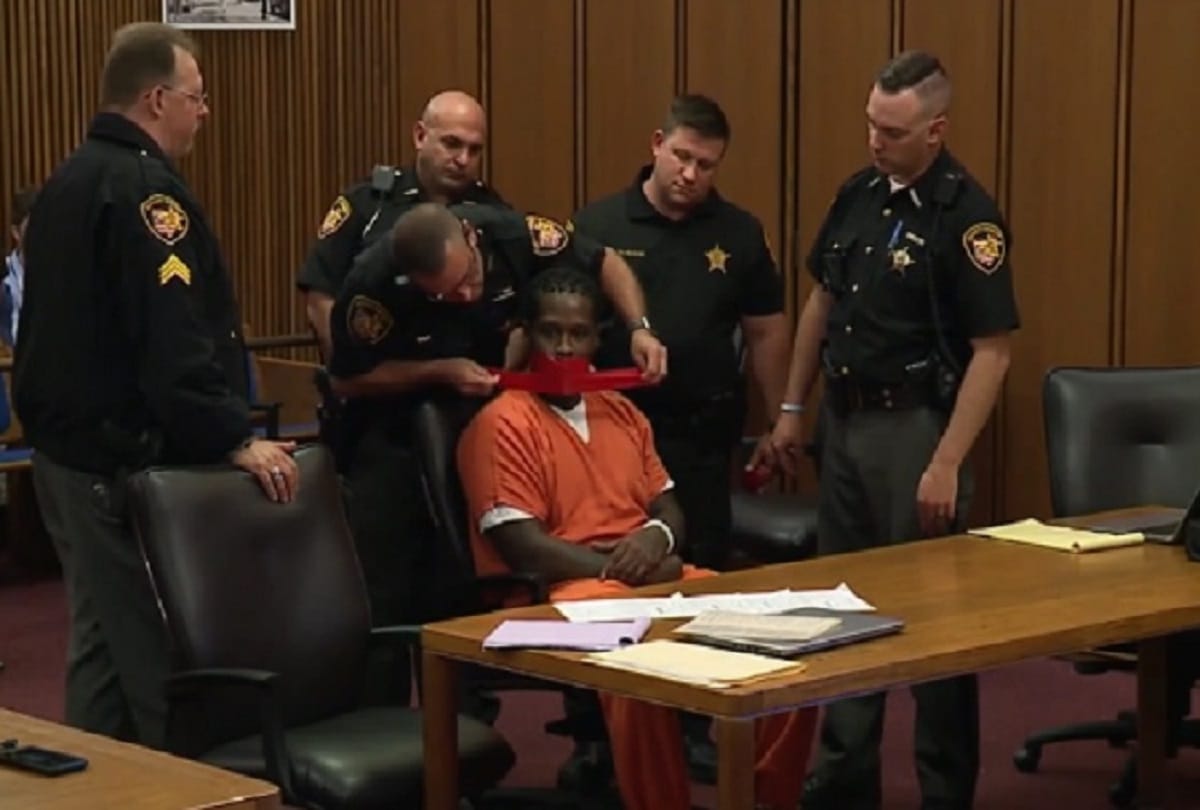 Ohio Cleveland judge orders inmate mouth taped shut in courtroom