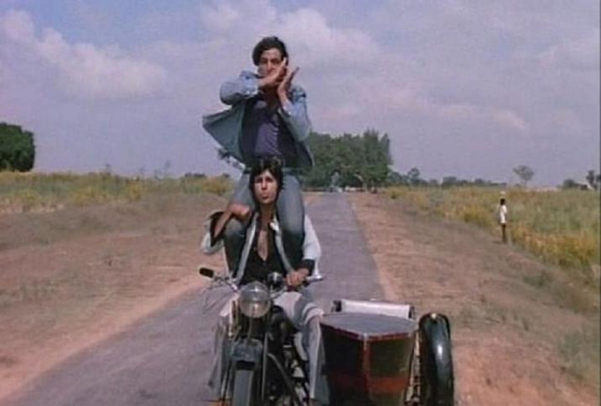 uttar pradesh police troll on share of jai veeru poster without helmet on friendship day