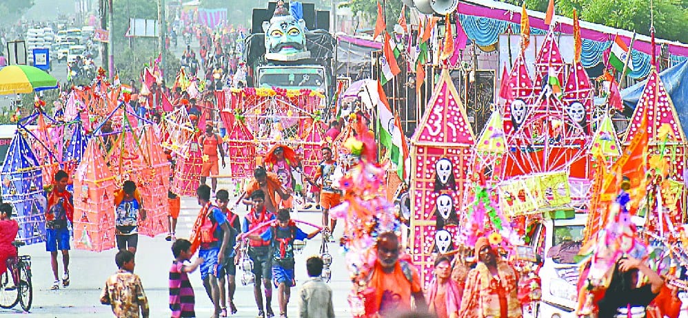 kanwar patri marg par shivbhakto ki dhoom