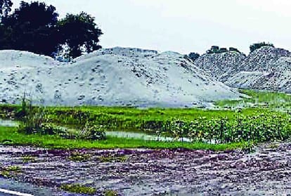 Million cubic meter illegal sand dump