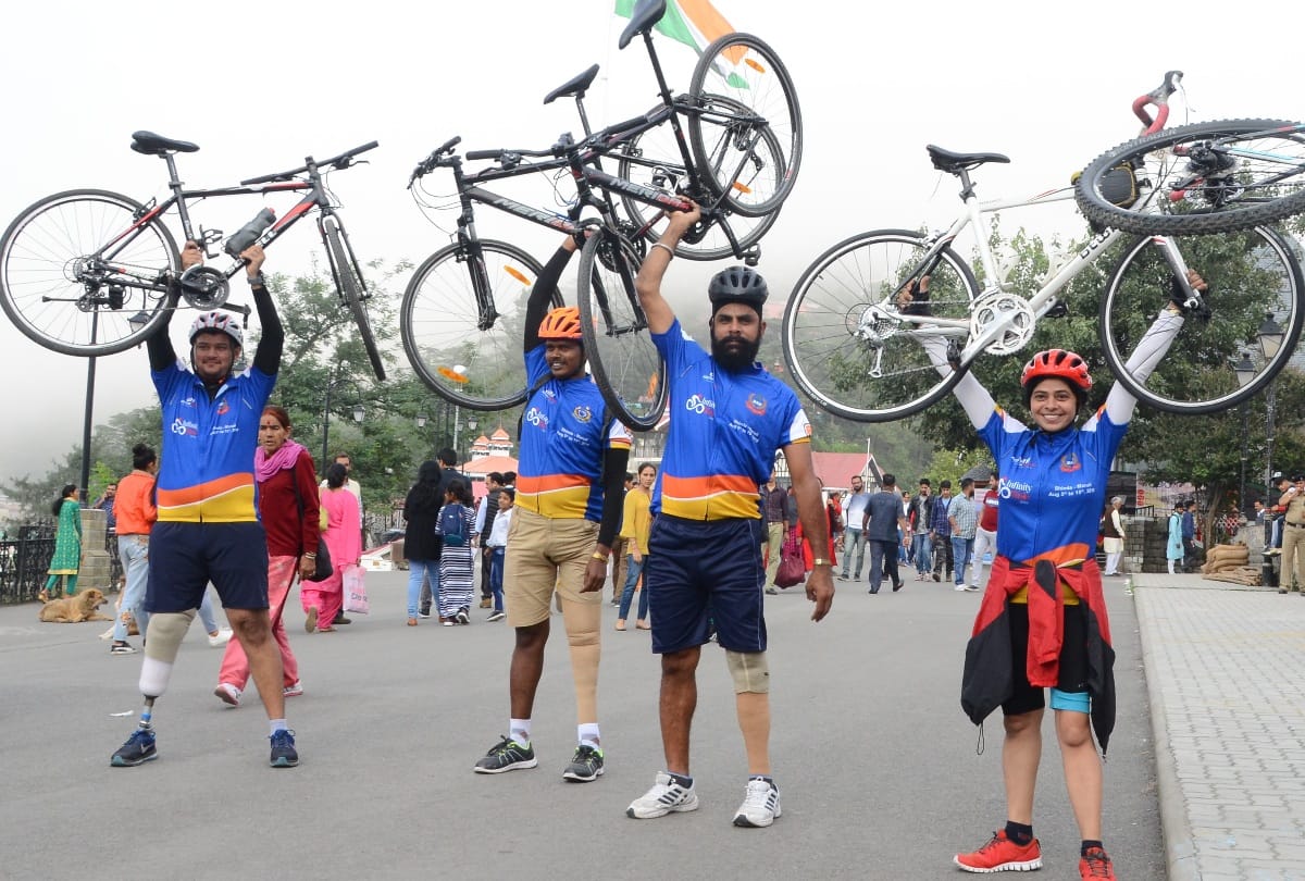 BSF Para cycling race event in shimla