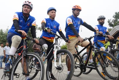 BSF Para cycling race event in shimla