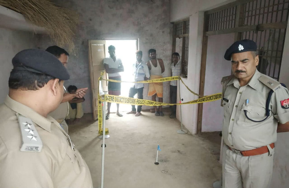 villager shot dead in jasrana