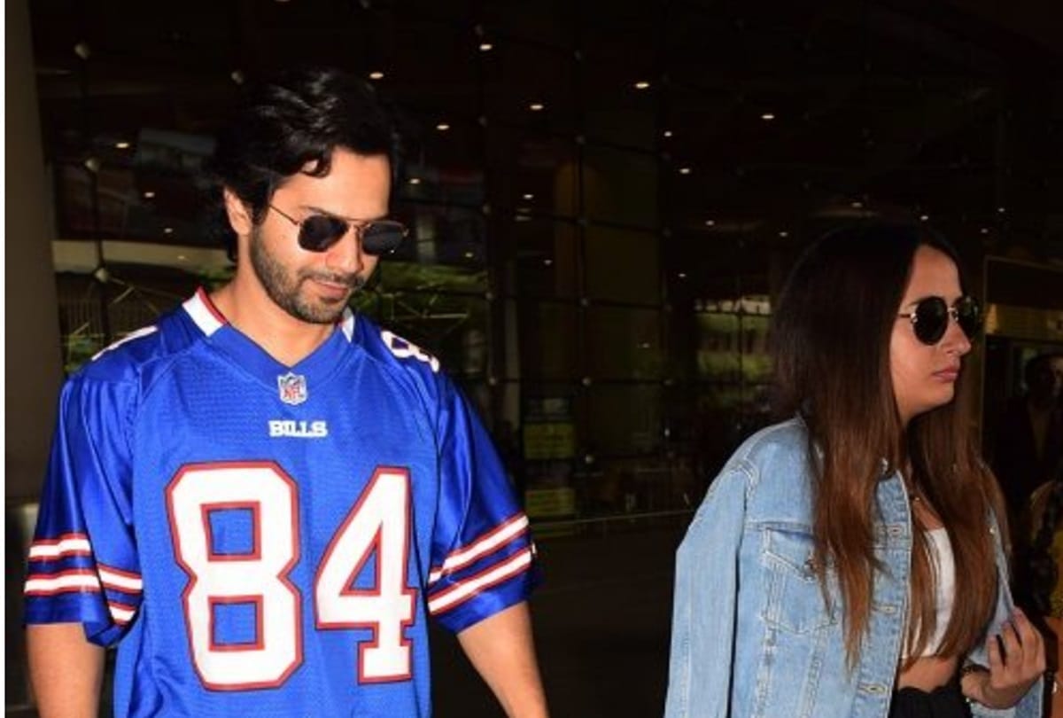Varun Dhawan and his girlfriend Natasha Dalal back to mumbai