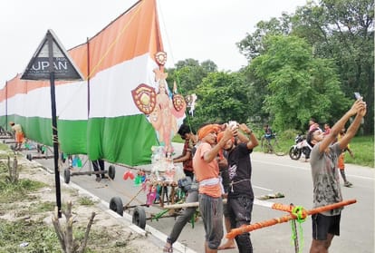  tricolor kanvar of 361 ft long won everyone's hearts in meerut, see in pics