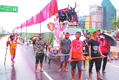  tricolor kanvar of 361 ft long won everyone's hearts in meerut, see in pics