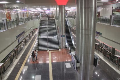 delhi metro trial starts from Lajpat Nagar to Mayor Vihar Pocket-1