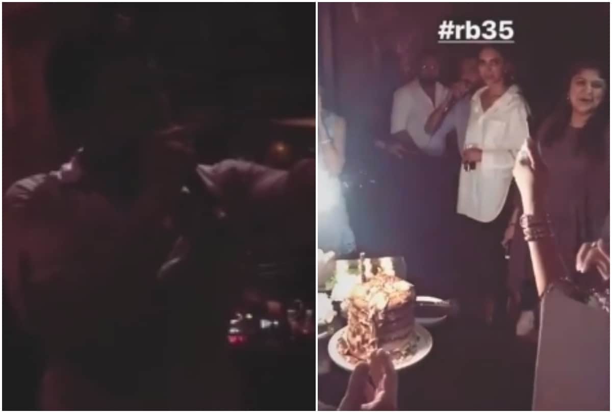 Ranveer Singh table dance video viral with Deepika Padukone at Ritika Bhavnani birthday party 