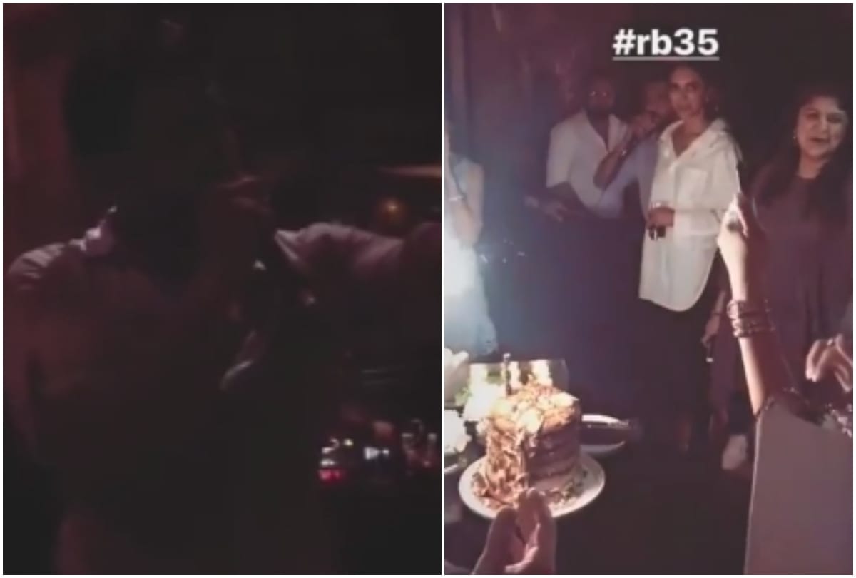 Ranveer Singh table dance video viral with Deepika Padukone at Ritika Bhavnani birthday party 