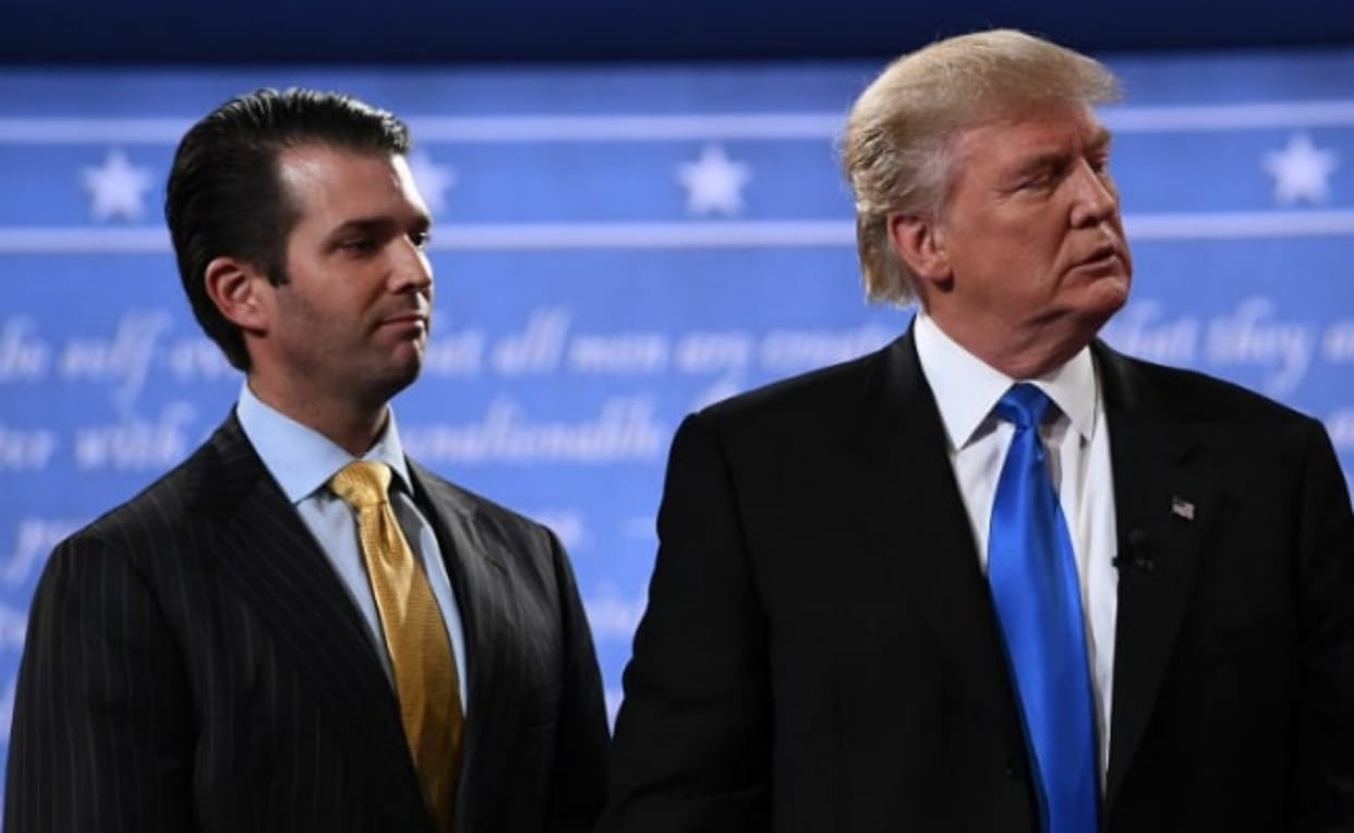 Trump said meeting of his son with russian lawyer is totally legal
