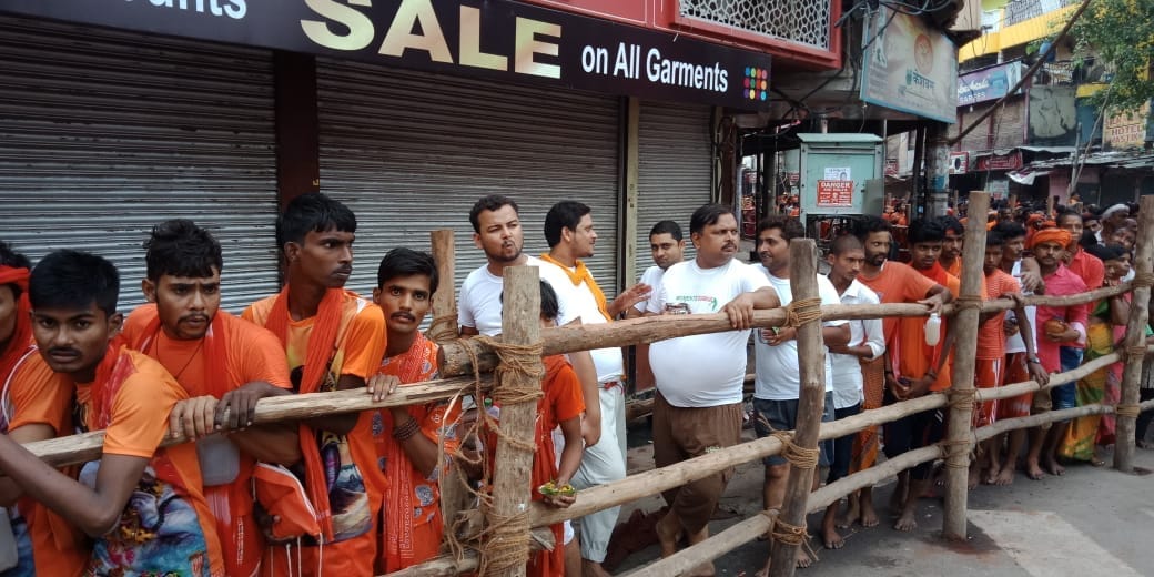 Sawan second monday in kashi vishwanath temple at varanasi