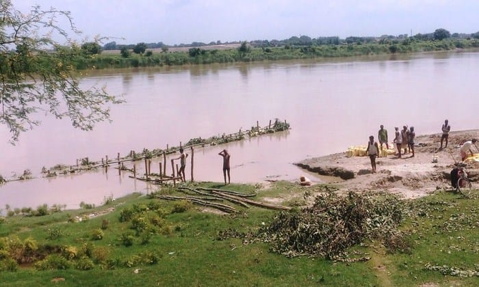 water level of ghaghra increased