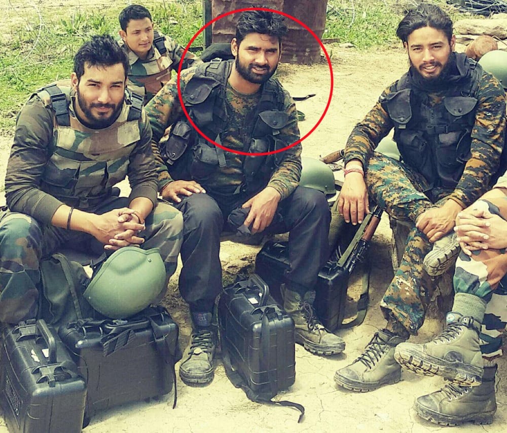 Gurez Encounter martyr hameer pokhariyal wife birth boy dada said he will send him army