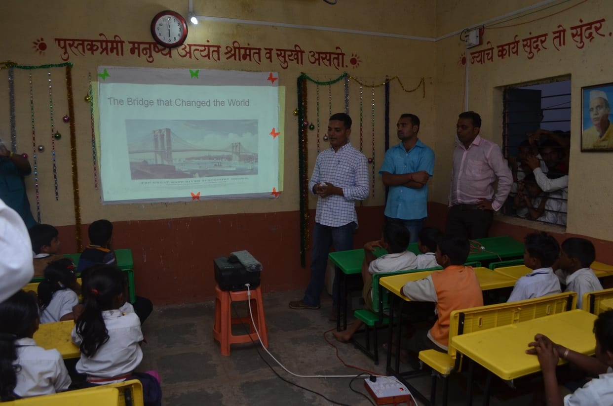  America Returns Harshal Vibhandik created digital classrooms in 1103 government schools