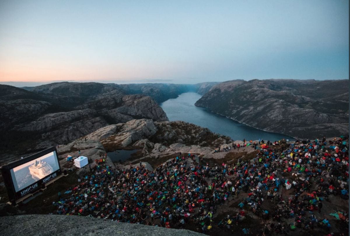 Tom Cruise Mission Impossible Fallout Screening Paramount Pictures at Norway Pulpit Rock