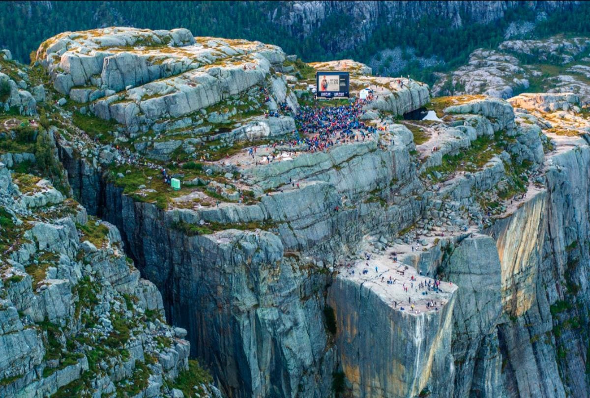 Tom Cruise Mission Impossible Fallout Screening Paramount Pictures at Norway Pulpit Rock