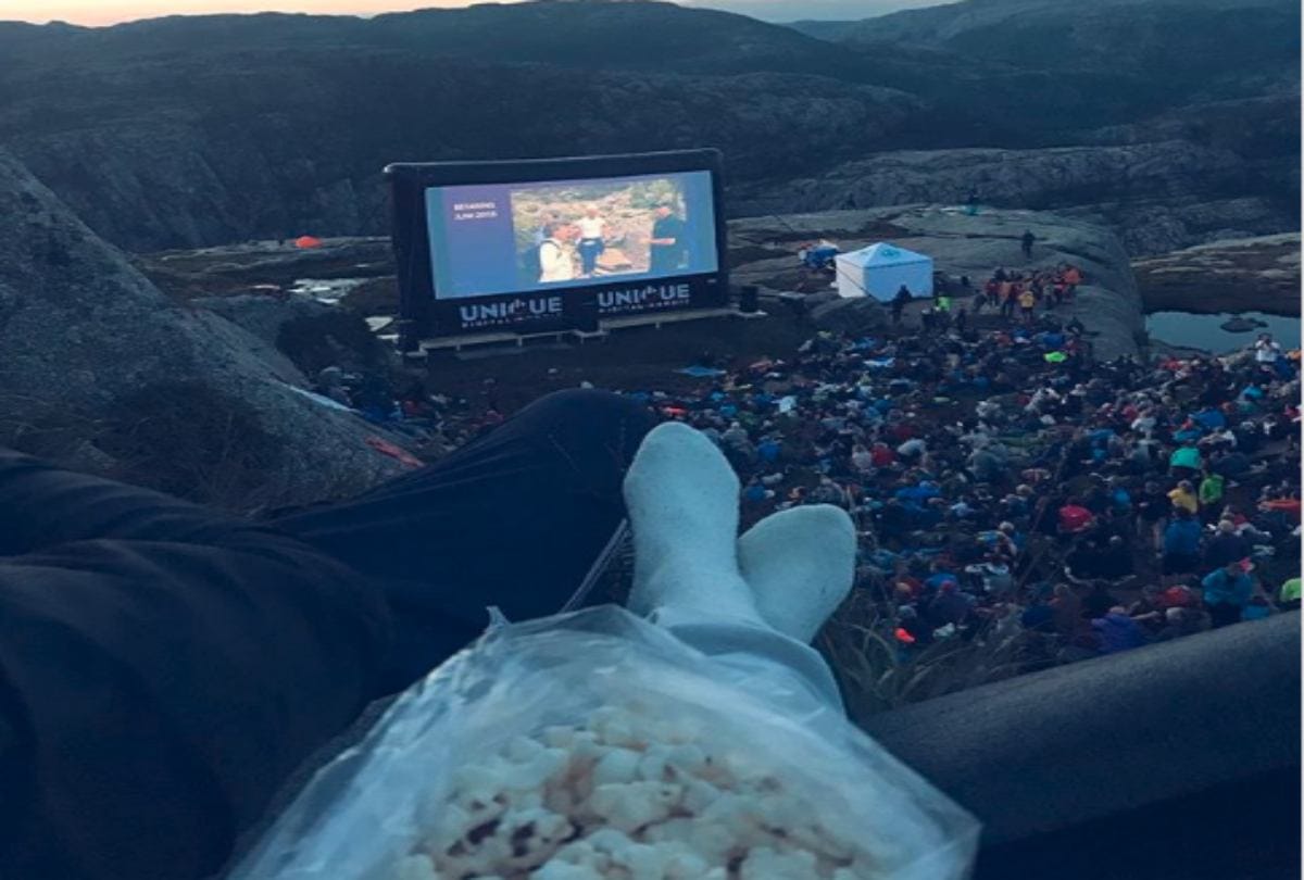 Tom Cruise Mission Impossible Fallout Screening Paramount Pictures at Norway Pulpit Rock