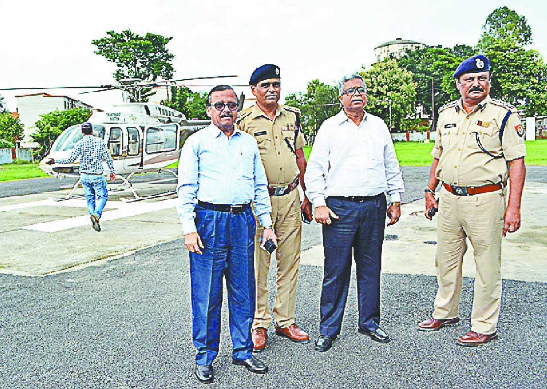 The helicopter saw the security of the Kannad road